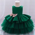 thumbnail image 3 of Robe de Princesse pour Filles Enfants Filles à Volants Princesse Demoiselle d'Honneur Robe de Concours Anniversaire Fête Robe de Mariage, 3 of 9