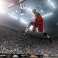 thumbnail image 3 of All-Weather Basketball Net Red+White+Blue Tri-Color Basketball Hoop Net, 3 of 8