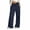 Navy, variant on Yuyuzo Women's Pants Drawstring High Waisted Sweatpants Straight Wide Leg Joggers Casual Baggy Lounge Yoga Pants