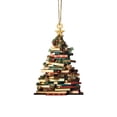 thumbnail image 2 of RKSTN Christmas Decorations 3pc Tree Car Pendant Acrylic Decoration Holiday Home Decorations Christmas Decor, 2 of 5