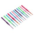thumbnail image 4 of Metal Crochet Hook, Soft Hand Crochet Hooks Light Weight Small Volume  For Outdoor For Art Studio For Family, 4 of 8