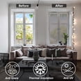 thumbnail image 4 of EGNMCR Room Decor, Home Decor, Home Decor Reflective Window Film Heat Control Window Tint Self-Adhesive Daytime Window Tint Film For Home And Office Window film, 4 of 8