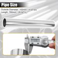 thumbnail image 3 of Unique Bargains Straight 4" OD 30" Length DIY Custom Mandrel Exhaust Pipe 4 Inch Tube Pipe T304 Stainless Steel, 3 of 8