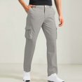 thumbnail image 2 of SHTXOZHI Pantalon Cargo Décontracté pour Hommes, Léger, Athlétique, Plein Air, Randonnée, Voyage, avec Multiples Poches, 2 of 7
