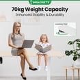 thumbnail image 4 of IMGadgets Standing Electric Adjustable Desk | 40'' x 24'' Large Workspace with 2 hooks | Ergonomic Sit-Stand Desk | Scratch-Resistant & Waterproof  | Height Adjustable Desk for Work and Home, 4 of 9