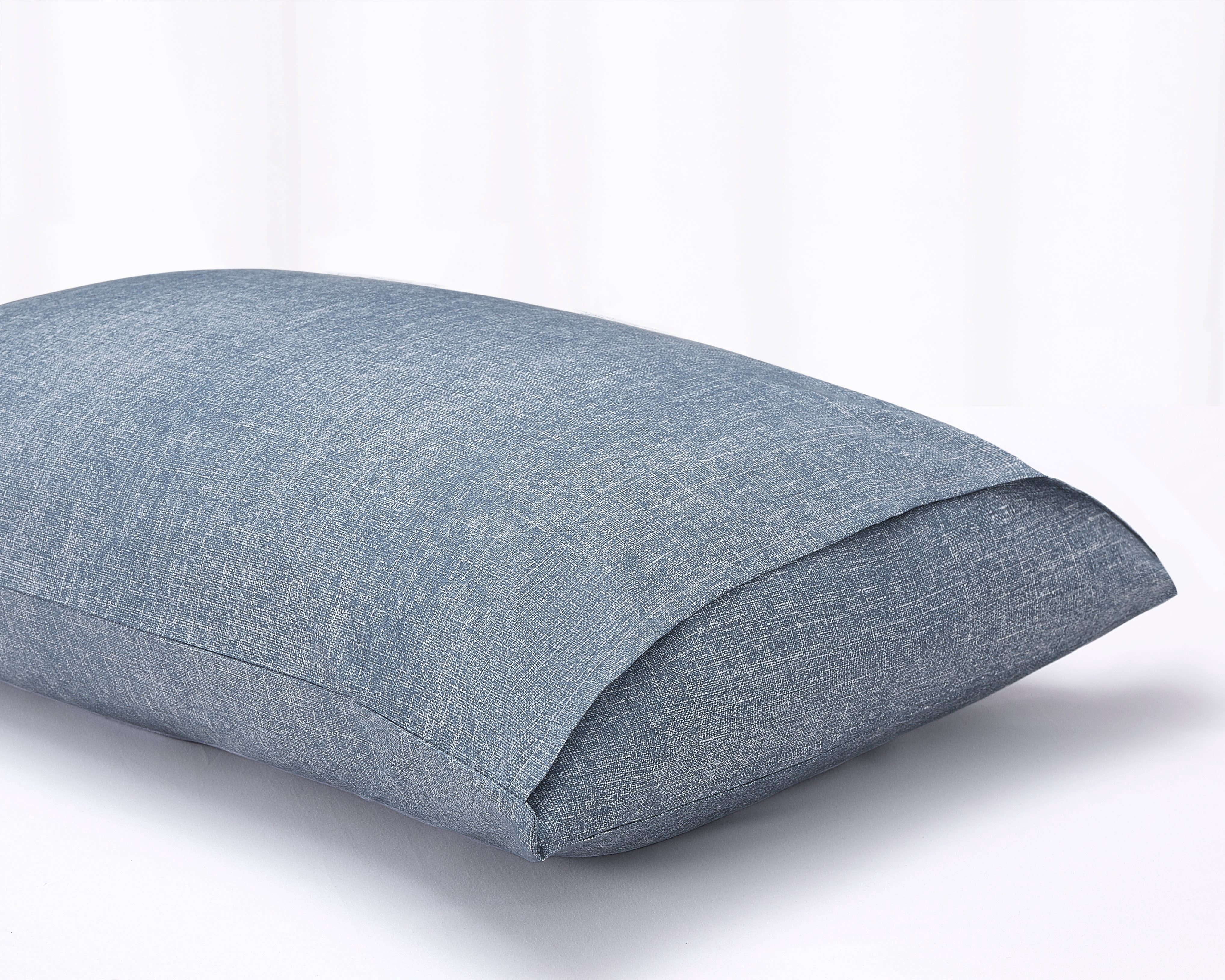 Mainstays Kids Microfiber Bed Sheet Set, Full,Blue Day, 4 Pieces