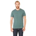 thumbnail image 1 of Bella Canvas Mens CVC Jersey Tee, XS, Heather Forest, 1 of 3