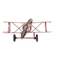 thumbnail image 1 of Wrought Iron Plane, Metal Airplane Model Stable Structure  For Aircraft Enthusiasts For Home Decoration For Cafe Ornament Yellow,Red,Blue, 1 of 8