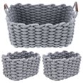 thumbnail image 1 of 3 Pcs 1 Ensemble Paniers Emboîtables Paniers Cadeaux Simples Boîtes de Rangement Polyvalentes, 1 of 6