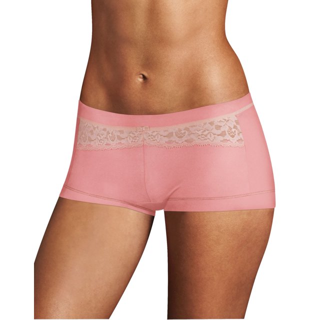 Maidenform Femmes Dream Culottes Garçonnes - Article à Succès, 9, Goyave Rose Pâle