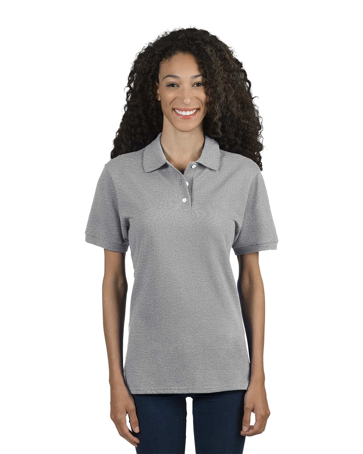 Jerzees Ladies' 6.5 oz. Premium 100% Ringspun Cotton Piqué Polo - 443WR