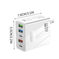 thumbnail image 3 of Mobile Phone Charger 5V3.1A PD+3USB Multi-port Travel Charger US Standard Charger Adapter, 3 of 5