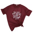 thumbnail image 1 of AMERTEER T-Shirts à Col Rond pour Femmes, Mode, Imprimés, Grande Taille, Manches Courtes, T-shirt Graphique, Hauts T-shirt pour Femmes, 1 of 6