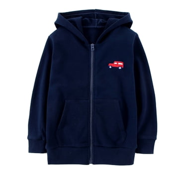 GDREDA Boys Coat Toddler Long Sleeve Winter Cartoon Car Zippered Hoodie Jacket Warm Outwear for Active Kids