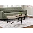 thumbnail image 1 of Monarch Specialties Table Set, 2pcs Set, Coffee, End, Side, Accent, Living Room, Metal, Laminate, Beige, Black, Contemporary, Modern, 1 of 3