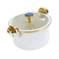 thumbnail image 2 of veasfak Stovetop Cooking Pot Slow Cooker and Food Warmer 7L with Lid Easy Clean Hot Pot Rice Cooking Steamer for Food Cereals Noodles white, 2 of 9