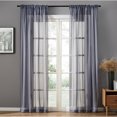 thumbnail image 1 of Sumhomie Tulle Drap Sheer Voile Rod Pocket Curtain Panel, 1 of 3