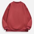 thumbnail image 4 of KIHOUT Chandails à Manches Longues pour Hommes T-Shirts Décontractés Mode Chandails à Col Rond Unis Pulls Hauts Chandail WE/L2, 4 of 5