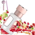 thumbnail image 4 of Plastic Juicer Cup Portable Blender Personal Shaker 18x18x9cm Large Capacity USB Rechargeable For Smoothies And Juices 1Pcs Pink Rkxzt, 4 of 9