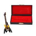 thumbnail image 2 of Ornement de Guitare Classique, Instrument de Musique en Bois Modèle de Guitare Modèle de Basse de Guitare Modèle de Basse Musicale pour Amateurs de Musique pour Ornement pour Cadeau Rouge,Jaune, 2 of 8