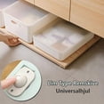 thumbnail image 3 of Kcavykas Clearance Sales Home Storage Organiser 4 of Stickable Universal Wheel Trash Can Sliding Wheel Rack Roller Bed Storage Box Small Wheels at The Bottom, 3 of 8