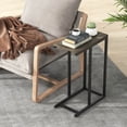 thumbnail image 2 of Costway Table d'Appoint en Forme de C Table de Canapé Industrielle avec Cadre en Métal Robuste Gris, 2 of 9