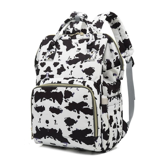 MesaSe Cow Spots Print Diaper Bag Backpack Maternity Baby Changing Bag Backpacks