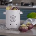 thumbnail image 4 of Carbon Steel Potato Onion Storage Bin with Handle, Large Capacity Sealed Container for Countertop Kitchen Organization, 4 of 7