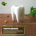 thumbnail image 3 of Desktop Tooth-shape Ceramic Vase Decorative Small Molar Flower Pot for Succulent, 3 of 8