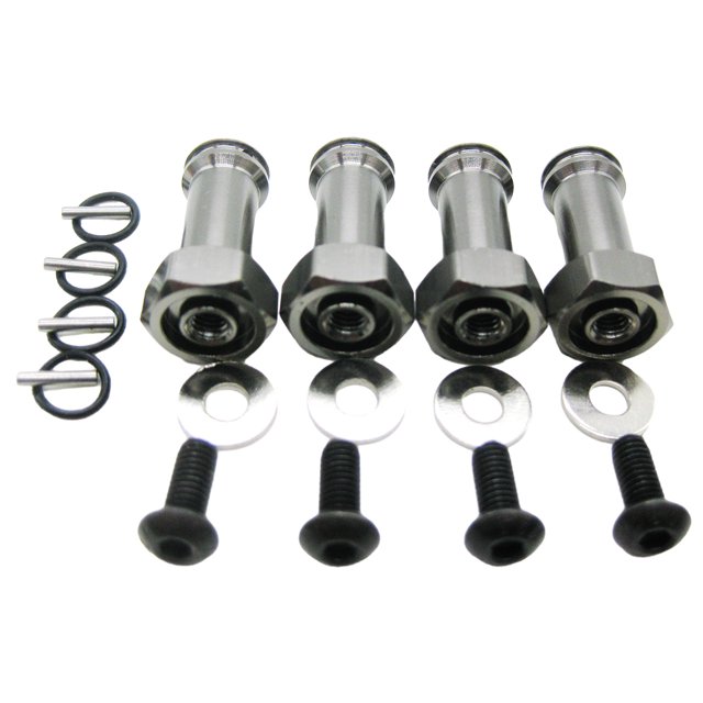Xingzhi 12MM DRIVE 24MM EXTENSION ADAPTER RC Car With 12MM DRIVE 24MM Extension Adapter Durable And Easy To Install titanium color 1Set