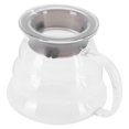 thumbnail image 2 of Pour Over Carafe, Glass Coffee Server Professional Glass Coffee Pot Creamer Jug Coffee Carafe Milk Pitcher with Transparent Design for Bar Kitchen Counter, 2 of 7