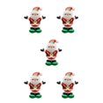 thumbnail image 2 of Ruiboury Party Decor Essential Christmas Foil Balloons With Exquisite Patterns Balloon Christmas Suitable For Any Places multicolor Stretching Santa 5Set, 2 of 6