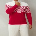 thumbnail image 4 of Christmas Family Matching Sweater Snowflake Turtleneck Long Sleeve Knitted Pullovers, 4 of 5