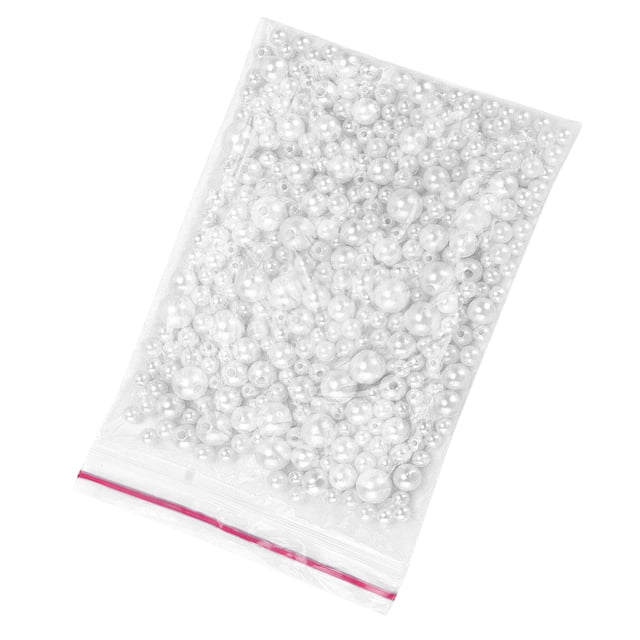 Craft Pearls, White Pearls For Crafts With Holes For Vase Filling