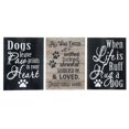 thumbnail image 1 of Panneau Mural En Bois (Pour Les Amateurs De Chien) (Asstd) - Ensemble De 3, 1 of 1