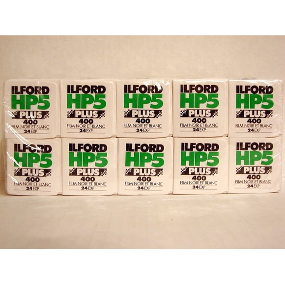 Ilford HP5 Plus 400 35mm Black and White Print Film 24 Exp 10 PACK