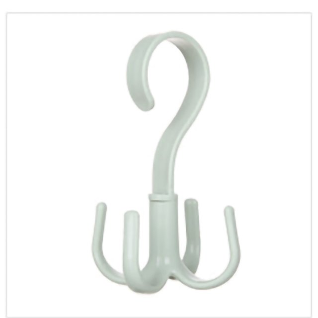 Closet Handbag Hanger Rotating Handbag Hanger Multifunctional Closet Handbag Hook Scarf Hanging Rack For BedroomNordic Green