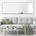 thumbnail image 3 of NeuType Full Length Floor Mirror Rectangular Gold 59"x16", 3 of 7