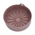 thumbnail image 3 of Fryer Basket, Dishwasher Safe Reusable Silicone Pot Non Stick  For Restaurant For Home For Kitchen 16cm Coffee, 3 of 8