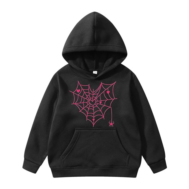 Pull Musical pour Filles Pull à Capuche Décontracté Imprimé pour Garçons et Filles