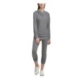 thumbnail image 3 of DKNY Sweat à Capuche Manches Dolman pour Femmes, Gris, Très Petit, 3 of 4