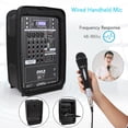 thumbnail image 2 of Pyle Stage & Studio 8 Inch Bluetooth PA Loud Speaker, 8 Channel Audio Mixer, 2 of 11