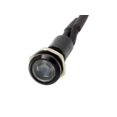 thumbnail image 1 of Alpinetech 6mm 1/4" White 12V LED Metal Indicator Pilot Custom Dash Light Lamp with Black Body PLB-6, 1 of 4