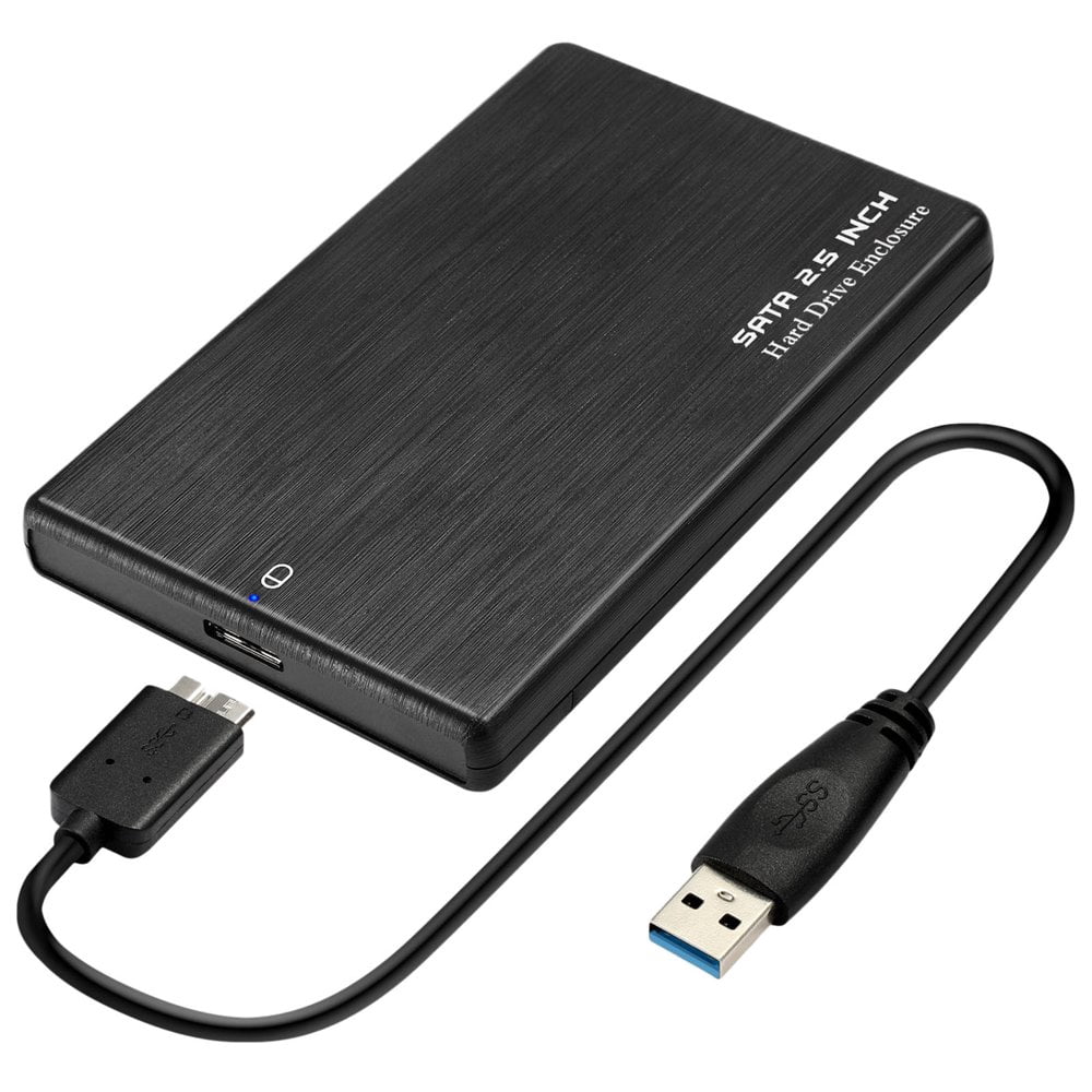 HLONK SHELLTON 2.5‘‘ Ultra Slim USB 3.0 Portable External Hard Drive Enclosure - High - Speed Transmission  Fits Laptop Hard Drives