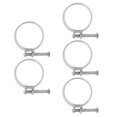 thumbnail image 2 of 5PCS Double Wire Hose Clamp Adjustable Stainless Steel Wire Tube Clip for Industrial Domestic Use50-60mm, 2 of 14