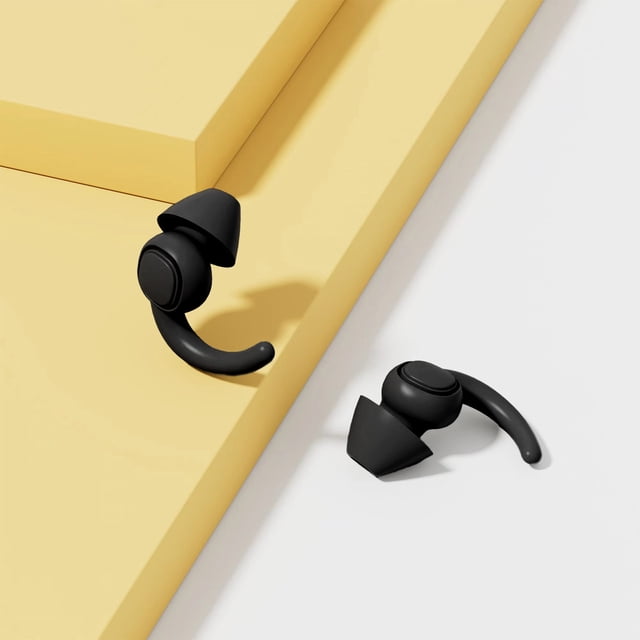 Bouchons d'Oreilles Antibruit, Protection Auditive Réutilisable, Bouchons d'Oreilles en Silicone Confortables pour le Sommeil, Réduction du Bruit pour la Natation, le Travail, les Études, Technologie de Blocage du Son