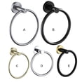 thumbnail image 3 of Towel Holder Stainless Steel Practical Fixing Rings Hanging Rack Exquisite Convenient Hanger Stand for Home Bathroom Kitchen Use Silver, 3 of 7