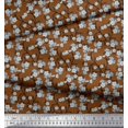 thumbnail image 2 of Soimoi Polyester Crepe Fabric Blossom Floral Printed Craft Fabric by The Yard 52 Inch Wide, 2 of 5