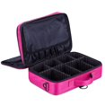 thumbnail image 1 of Étui Cosmétique Grande Capacité Sac de Rangement Portable Oxford Drap Artiste avec Diviseurs Réglables pour les Femmes, 1 of 11