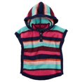 thumbnail image 1 of Carter's Little Girls' Striped Hooded Poncho, 4T, 1 of 1